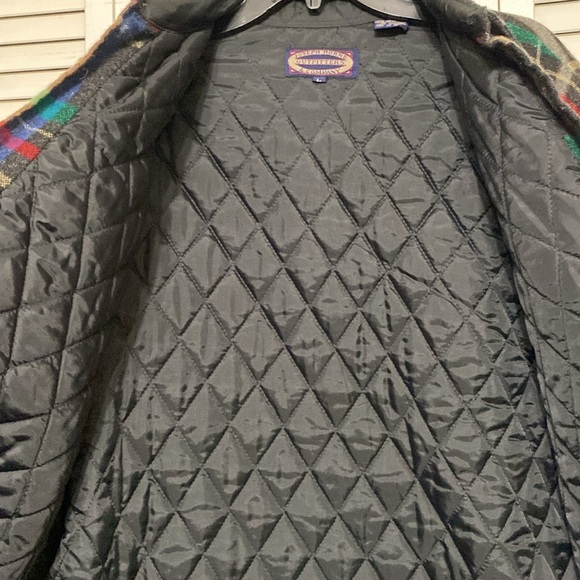 Vtg. Joseph Horne Outfitters Plaid 70 Wool Light Shirt Jacket Size L - Picture 6 of 8